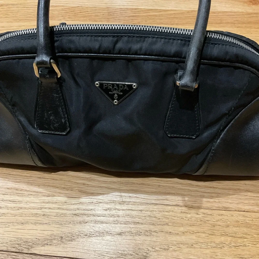 PRADA Handbag Vintage Nylon/Leather - Picture 10 of 15